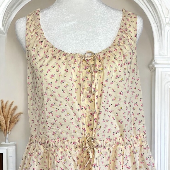 Madewell Floral Peplum Tank – Size XXS - Picture 1 of 5